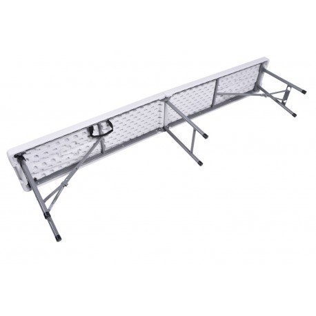 ŁAWKA CATERINGOWA SKŁADANA 180 CM BIAŁA