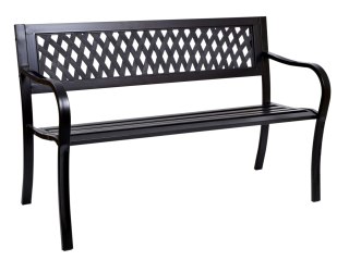 ŁAWKA OGRODOWA STALOWA ROMBO
