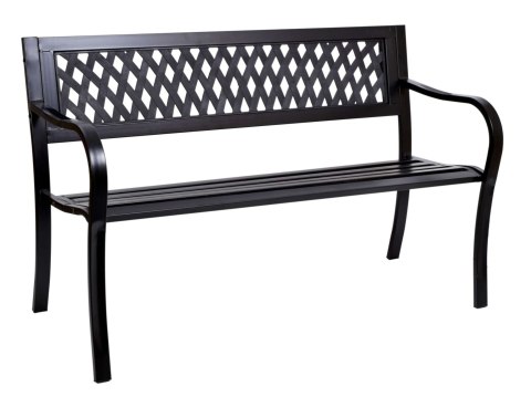 ŁAWKA OGRODOWA STALOWA ROMBO