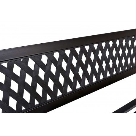 ŁAWKA OGRODOWA STALOWA ROMBO