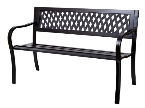 ŁAWKA OGRODOWA STALOWA ROMBO