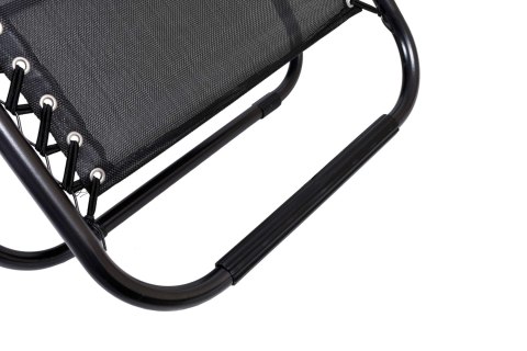 LEŻAK OGRODOWY ORION ZERO GRAVITY CZARNY