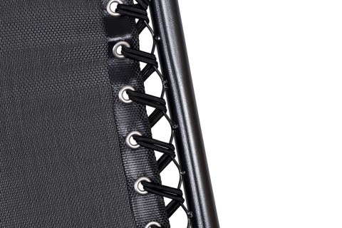 LEŻAK OGRODOWY ORION ZERO GRAVITY CZARNY