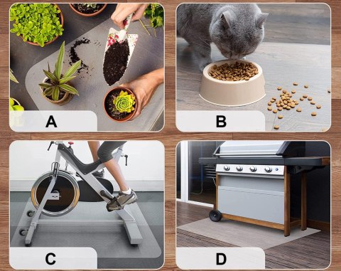 MATA OCHRONNA POD FOTEL 100X140CM 0,8 MM