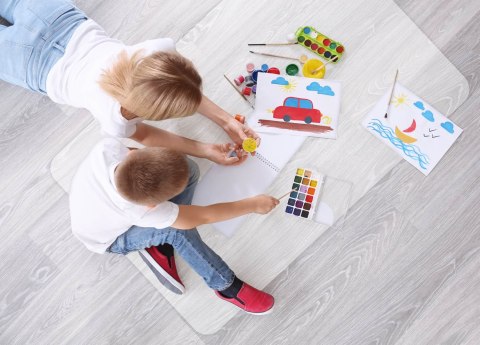 MATA OCHRONNA POD FOTEL 120X90CM 0,5MM