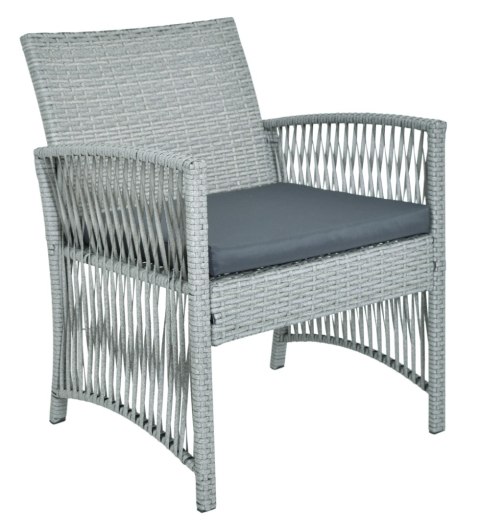 MEBLE OGRODOWE ZESTAW KALINA POPIELATY