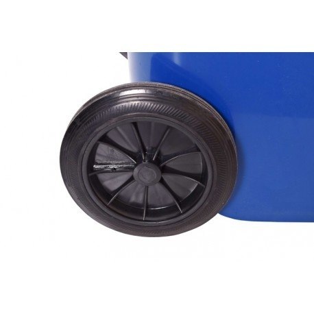 POJEMNIK NA ODPADY 120L KOSZ ŚMIETNIK NIEBIESKI