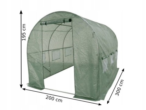 POKRYCIE NA TUNEL FOLIOWY SZKLARNIĘ OGRODOWĄ 2X3 M