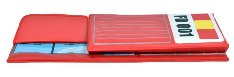 PUFA POJEMNIK WÓZ STRAŻACKI - CZERWONY