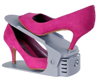 REGULOWANY ORGANIZER UCHWYT STOJAK NA BUTY SZARY