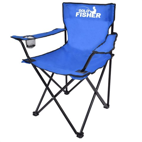 SKŁADANE KRZESŁO TURYSTYCZNE HUGO NIEBIESKIE