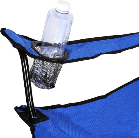 SKŁADANE KRZESŁO TURYSTYCZNE HUGO NIEBIESKIE