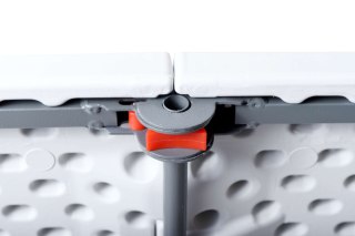 STÓŁ CATERINGOWY IMPRO SKŁADANY W WALIZKĘ 240 CM BIAŁY