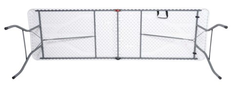 STÓŁ CATERINGOWY IMPRO SKŁADANY W WALIZKĘ 240 CM BIAŁY