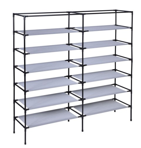 SZAFA TEKSTYLNA NA BUTY GABI - SZARA