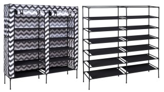 SZAFA TEKSTYLNA NA BUTY GABI - ZEBRA