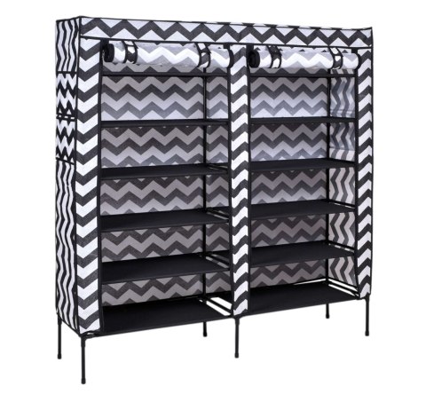 SZAFA TEKSTYLNA NA BUTY GABI - ZEBRA