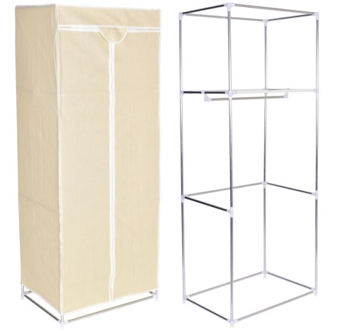 SZAFA TEKSTYLNA Z PÓŁKĄ FELA - BEŻ