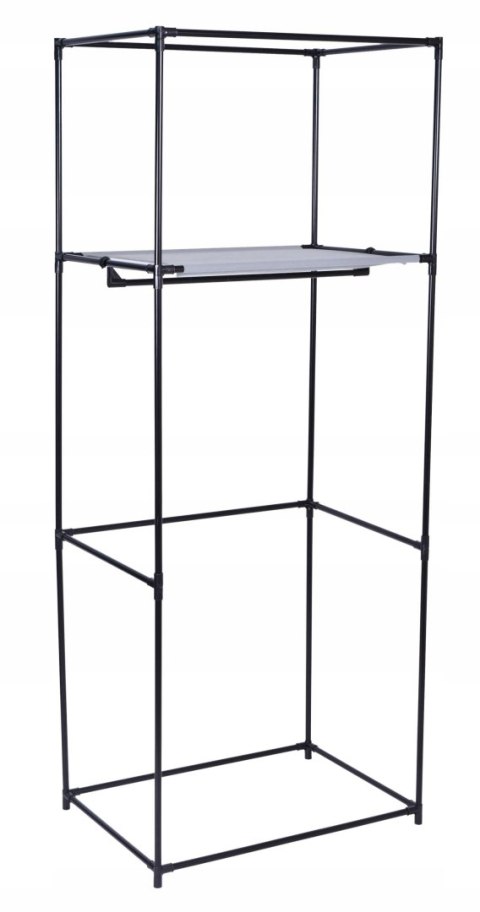 SZAFA TEKSTYLNA Z PÓŁKĄ FELA - SZARY