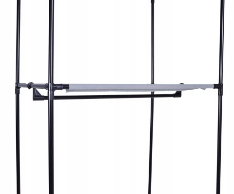 SZAFA TEKSTYLNA Z PÓŁKĄ FELA - SZARY