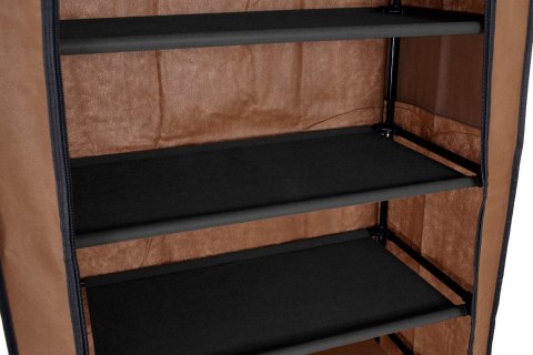 SZAFKA TEKSTYLNA NA BUTY LEA - CIEMNY BRĄZ