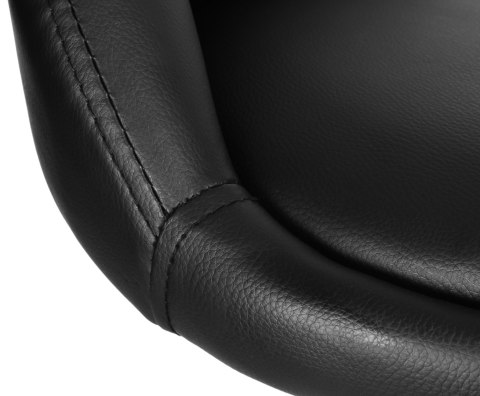 TABORET KOSMETYCZNY FRYZJERSKI LOMO CZARNY