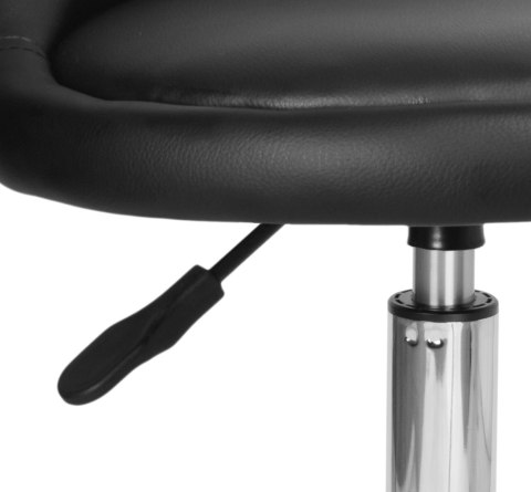 TABORET KOSMETYCZNY FRYZJERSKI LOMO CZARNY