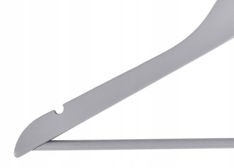 WIESZAK DO SZAFY RONDO KOMPLET 10 SZT SZARY DREWNO