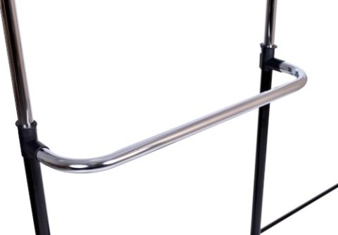 WIESZAK MOBILNY NA KÓŁKACH STOJĄCY RUFO CZARNY