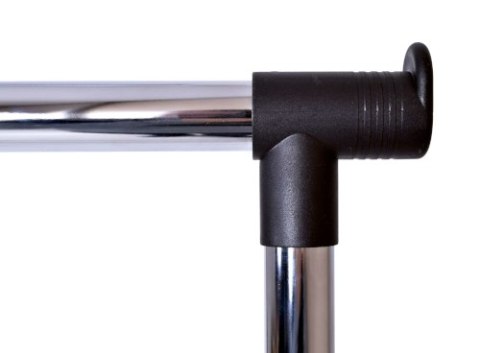 WIESZAK MOBILNY NA KÓŁKACH STOJĄCY RUFO CZARNY