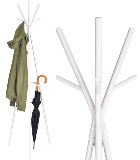 WIESZAK STOJĄCY ENZO - BIAŁY