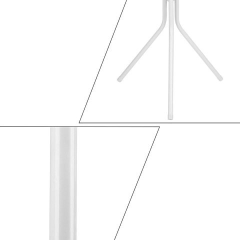 WIESZAK STOJĄCY PABLO BIAŁY