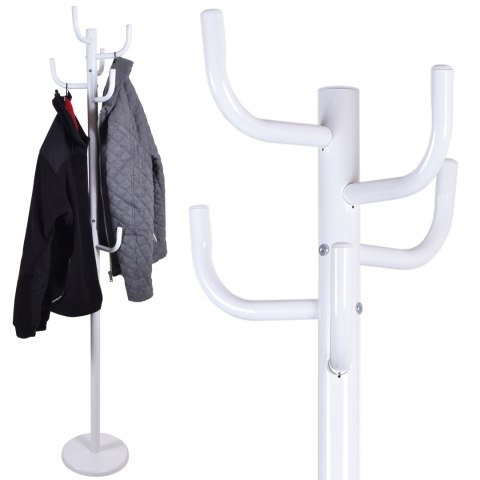 WIESZAK STOJĄCY WIKTOR - 175CM BIAŁY