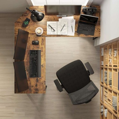 BIURKO NAROŻNE BRAGA RUSTIC