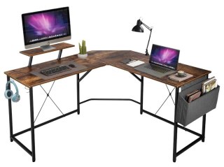 BIURKO NAROŻNE Z NADSTAWKĄ AMORA RUSTIC