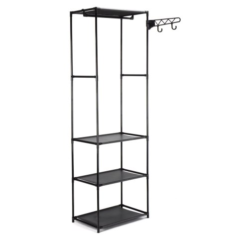 GARDEROBA SZAFA NA UBRANIA CZARNA MILENA