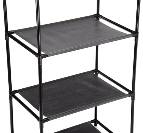 GARDEROBA SZAFA NA UBRANIA CZARNA MILENA