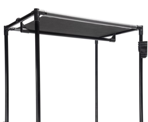 GARDEROBA SZAFA NA UBRANIA CZARNA MILENA