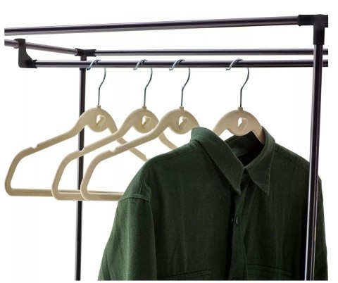 GARDEROBA SZAFA NA UBRANIA CZARNA MILENA