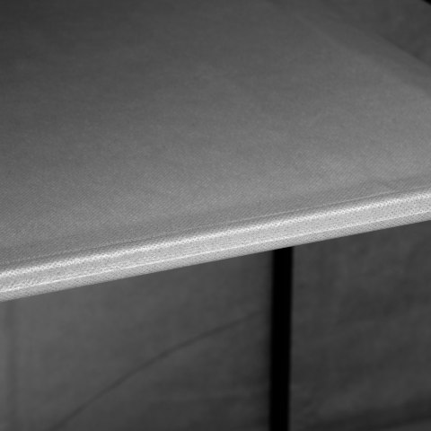 GARDEROBA Z 8 PÓŁKAMI CELINA ANTRACYT Z KURTYNĄ