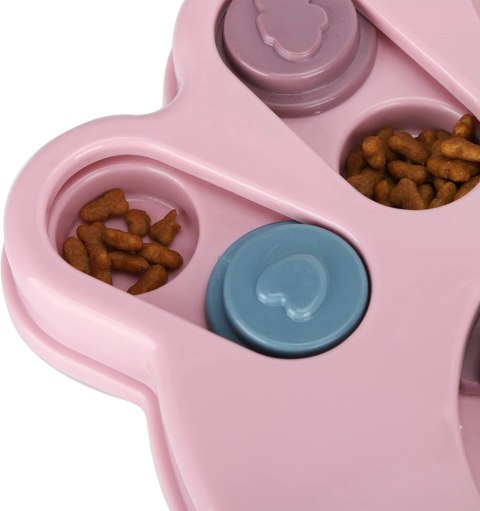 GRA PUZZLE ZABAWKA DLA PSA KOTA BRADY RÓŻOWY