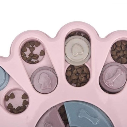 GRA PUZZLE ZABAWKA DLA PSA KOTA BRADY RÓŻOWY