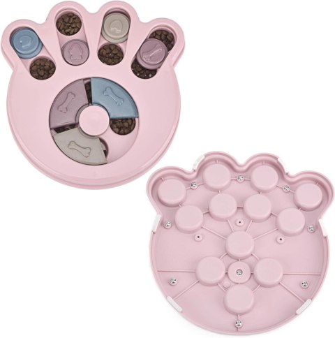 GRA PUZZLE ZABAWKA DLA PSA KOTA BRADY RÓŻOWY