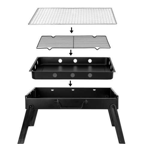 GRILL SKŁADANY PRZENOŚNY TULIN