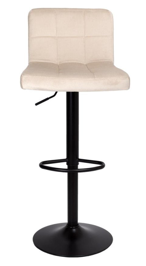 HOKER BAROWY ARAKO BLACK BEŻOWY VELVET