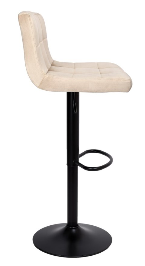 HOKER BAROWY ARAKO BLACK BEŻOWY VELVET