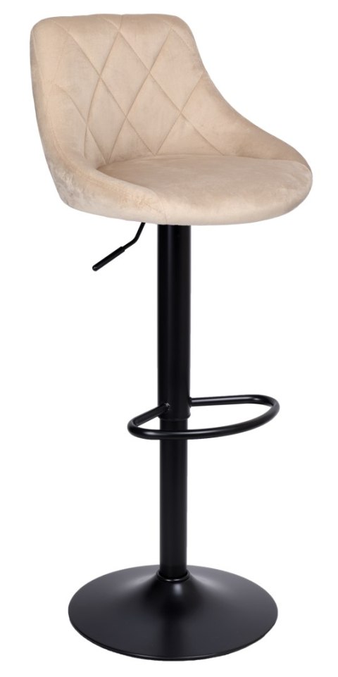 HOKER BAROWY CYDRO BLACK BEŻOWY VELVET