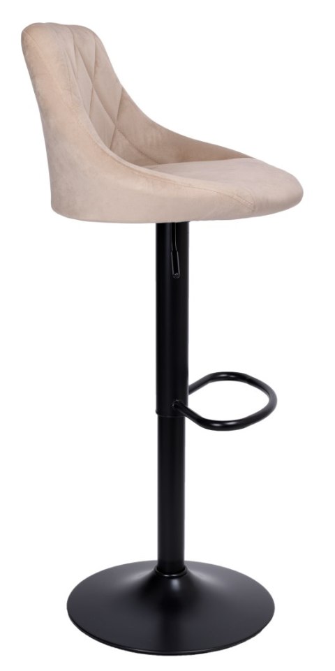 HOKER BAROWY CYDRO BLACK BEŻOWY VELVET