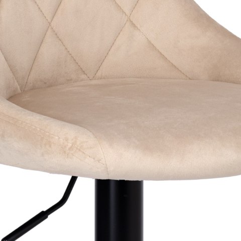 HOKER BAROWY CYDRO BLACK BEŻOWY VELVET