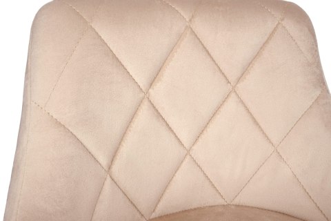 HOKER BAROWY CYDRO BLACK BEŻOWY VELVET